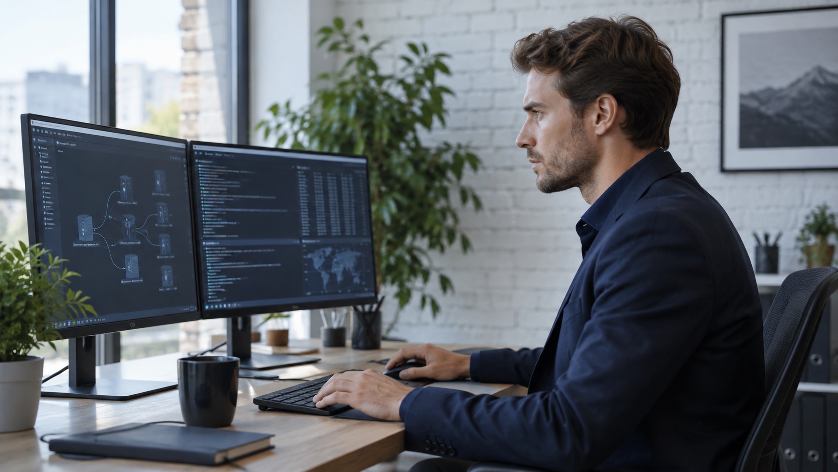 The IT administrator prepares working accounts