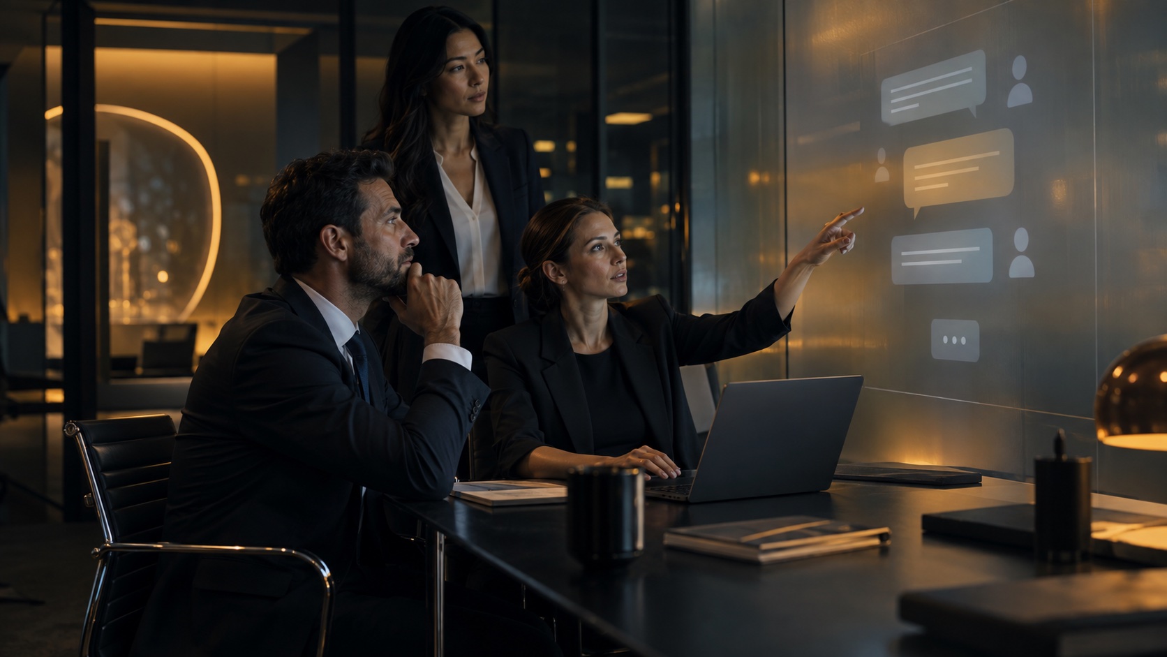 The team is testing the company's AI assistant